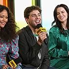 Xavier Dolan, Emily Hampshire, and Thandiwe Newton at an event for The Death & Life of John F. Donovan (2018)