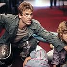 Linda Hamilton, Michael Biehn, and Marian Green in The Terminator (1984)