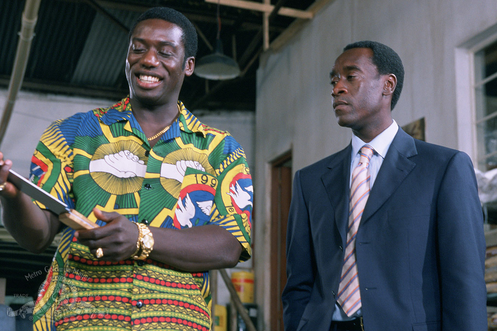 Don Cheadle and Hakeem Kae-Kazim in Hotel Rwanda (2004)