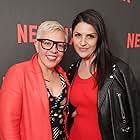 Catherine Martin and Jeriana San Juan at an event for The Get Down (2016)