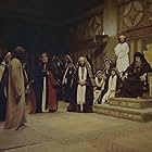 James Mason, Laurence Olivier, Anthony Quinn, and Robert Powell in Jesus of Nazareth (1977)