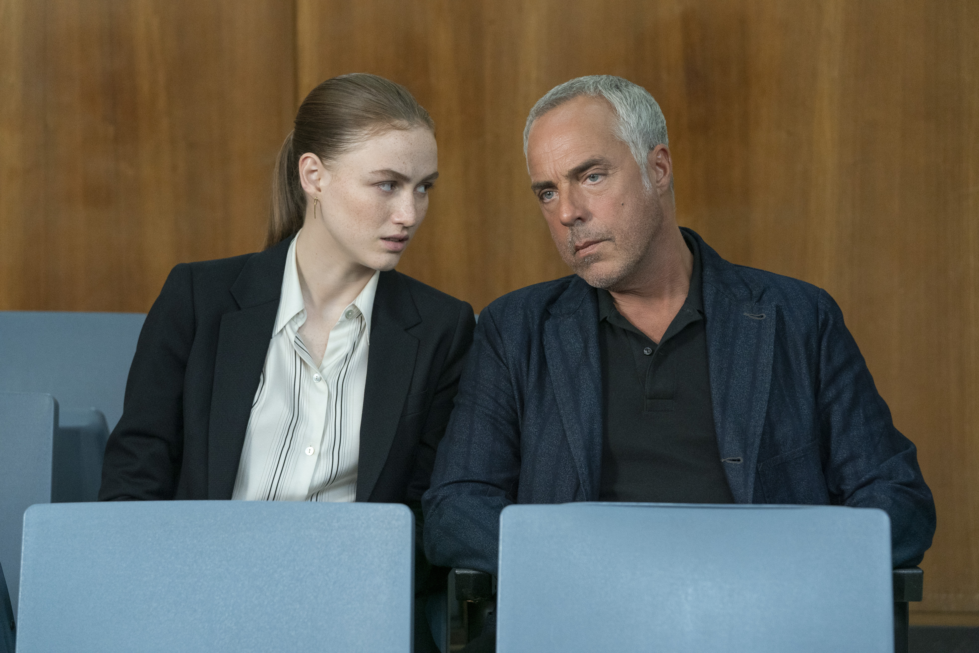 Titus Welliver and Madison Lintz in Bosch: Legacy (2022)