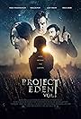 Erick Avari, Mike Dopud, Cliff Simon, and Emily Fradenburgh in Project Eden (2017)