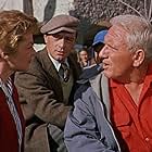 Spencer Tracy, Harry Townes, and Claire Trevor in The Mountain (1956)