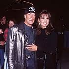 Jean-Claude Van Damme and Darcy LaPier at an event for Ace Ventura: When Nature Calls (1995)