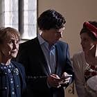 Una Stubbs, Louise Brealey, and Benedict Cumberbatch in Sherlock (2010)