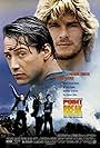 Keanu Reeves, Patrick Swayze, James Le Gros, and John Philbin in Point Break (1991)