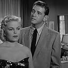 Richard Crenna and Cleo Moore in Over-Exposed (1956)