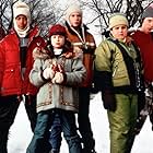 Schuyler Fisk, J. Adam Brown, Zena Grey, Josh Peck, Mark Webber, and Jade Scott Yorker in Snow Day (2000)
