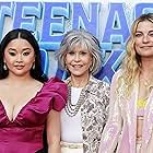 Jane Fonda, Annie Murphy, and Lana Condor at an event for Ruby Gillman: Teenage Kraken (2023)
