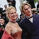 Uma Thurman and Levon Hawke at an event for Jeanne du Barry (2023)