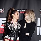 Stephanie Pearson and Andrea Martina at the Netflix premiere of "I Believe In Santa" (2022)