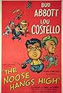 Bud Abbott and Lou Costello in The Noose Hangs High (1948)