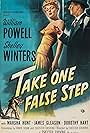 William Powell and Shelley Winters in Take One False Step (1949)