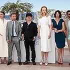 Nicole Kidman, Tim Roth, Jeanne Balibar, Uday Chopra, Olivier Dahan, Paz Vega, and Pierre-Ange Le Pogam at an event for Grace of Monaco (2014)