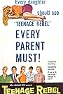 Ginger Rogers, Warren Berlinger, Lili Gentle, Diane Jergens, Betty Lou Keim, Michael Rennie, and Rusty Swope in Teenage Rebel (1956)