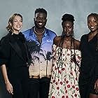 Michelle Monaghan, Sinqua Walls, Nikyatu Jusu, and Anna Diop at an event for Nanny (2022)