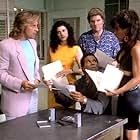 Don Johnson, Olivia Brown, Saundra Santiago, Michael Talbott, and Philip Michael Thomas in Miami Vice (1984)