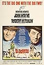 Robert Mitchum, John Wayne, and James Caan in El Dorado (1966)