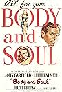 John Garfield, Hazel Brooks, and Lilli Palmer in Body and Soul (1947)
