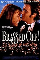 Ewan McGregor, Pete Postlethwaite, and Tara Fitzgerald in Brassed Off (1996)