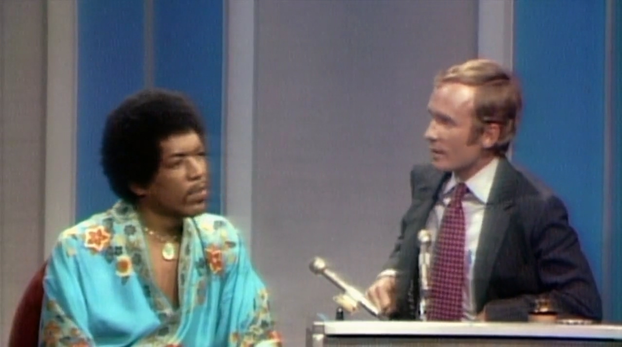 Jimi Hendrix and Dick Cavett in Jimi Hendrix (1973)