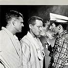 Ben Gazzara, Pat Hingle, and Arthur Storch in The Strange One (1957)