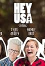 Flula Borg, Colleen Ballinger, Mamrie Hart, Jenna Marbles, Tyler Oakley, and Kingsley in HeyUSA (2014)