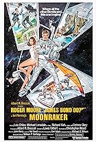Roger Moore, Lois Chiles, and Richard Kiel in Moonraker (1979)