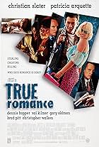 Brad Pitt, Patricia Arquette, Gary Oldman, Christian Slater, Dennis Hopper, and Christopher Walken in True Romance (1993)