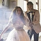 Jennifer Lopez and Josh Duhamel in Shotgun Wedding (2022)