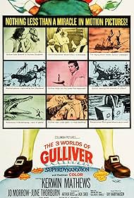 Kerwin Mathews and Jo Morrow in The 3 Worlds of Gulliver (1960)