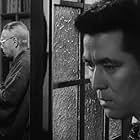 Tatsuya Mihashi, Masayuki Mori, and Takashi Shimura in The Bad Sleep Well (1960)