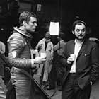 Stanley Kubrick and Keir Dullea in 2001: A Space Odyssey (1968)