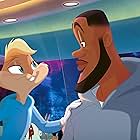LeBron James and Zendaya in Space Jam: A New Legacy (2021)