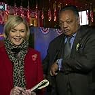 Julie Etchingham and Jesse Jackson in Trump vs Clinton: The Result - ITV News Special (2016)