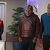 Chad L. Coleman, Peter Macon, and Halston Sage in The Orville (2017)