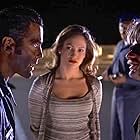 George Clooney, Jennifer Lopez, Ving Rhames, and Steve Zahn in Out of Sight (1998)