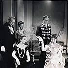 Audrey Hepburn, Mel Ferrer, Judith Evelyn, Raymond Massey, and Diana Wynyard in Producers' Showcase (1954)