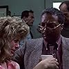 Linda Hamilton, Lance Henriksen, Earl Boen, and Paul Winfield in The Terminator (1984)