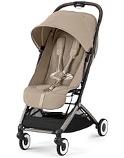 Cybex Orfeo Almond Beige Compact Baby Stroller with Compact Comfort (Includes Cybex Original Reflector Band) (Amazon.co.jp Exclusive)