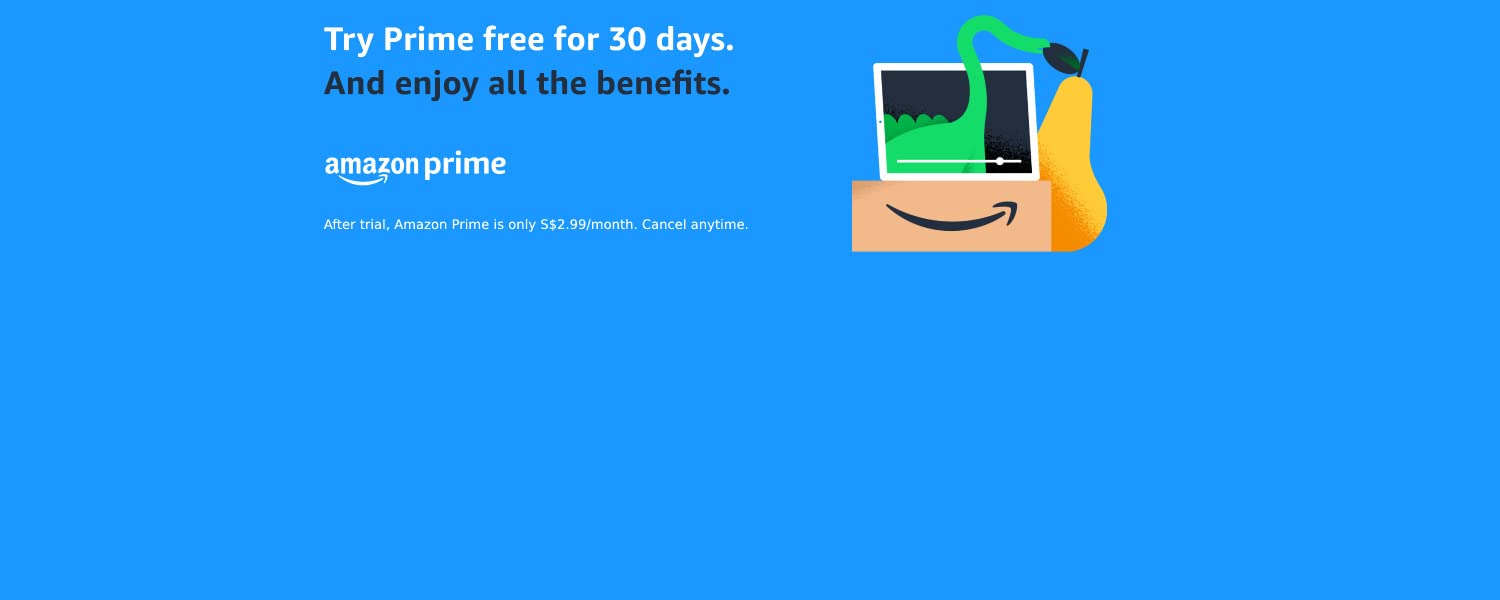 Try Prime free for 30 days