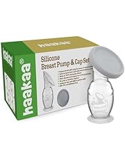 Haakaa Gen 2 Silicone Breast Pump with Suction Base and Leak-Proof Silicone Cap, 4 oz/100 ml, BPA PVC and Phthalate Free