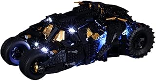 Aasimar Led-Light-Kit Compatible with 76240-model Batmobile Tumbler-buildingsets (Not Include The building block)