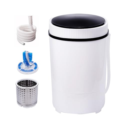 Portable washing machine 2-in-1 Blu-ray washing machine imitation hand wash stainless steel drain basket, shoe washing machin