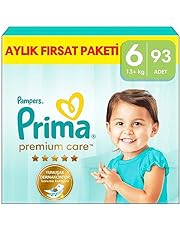 Prima Bebek Bezi Premium Care 6 Beden 93 Adet Junior Aylık Fırsat Paketi