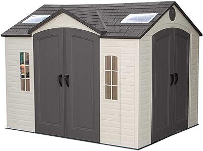 Lifetime 60001 Outdoor Storage Shed, 10 by 8 Feet