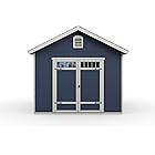 Handy Home Products Beachwood 8x12 Do-it-Yourself Wooden Storage Shed with Floor Tan