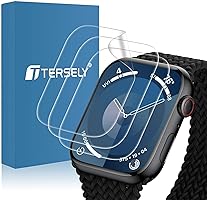 T Tersely [3 Pack] Screen Protector for Apple Watch Series 8 / Series 7-41mm,Premium TPU Soft Flex Full Coverage Screen...