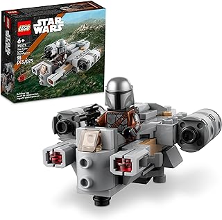 LEGO Star Wars The Razor Crest Microfighter 75321 Toy Building Kit for Kids Aged 6 and Up; Quick-Build, Stud-Shooting Star...